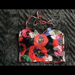 Kortni Jeane Small Floral Sweetheart Top